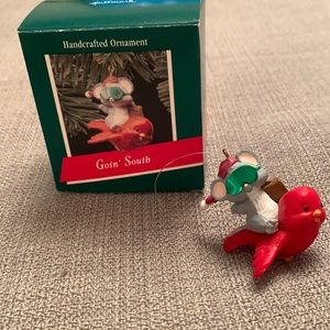 Hallmark Handcrafted Ornament GOIN’ SOUTH In Excellent Condition Christmas